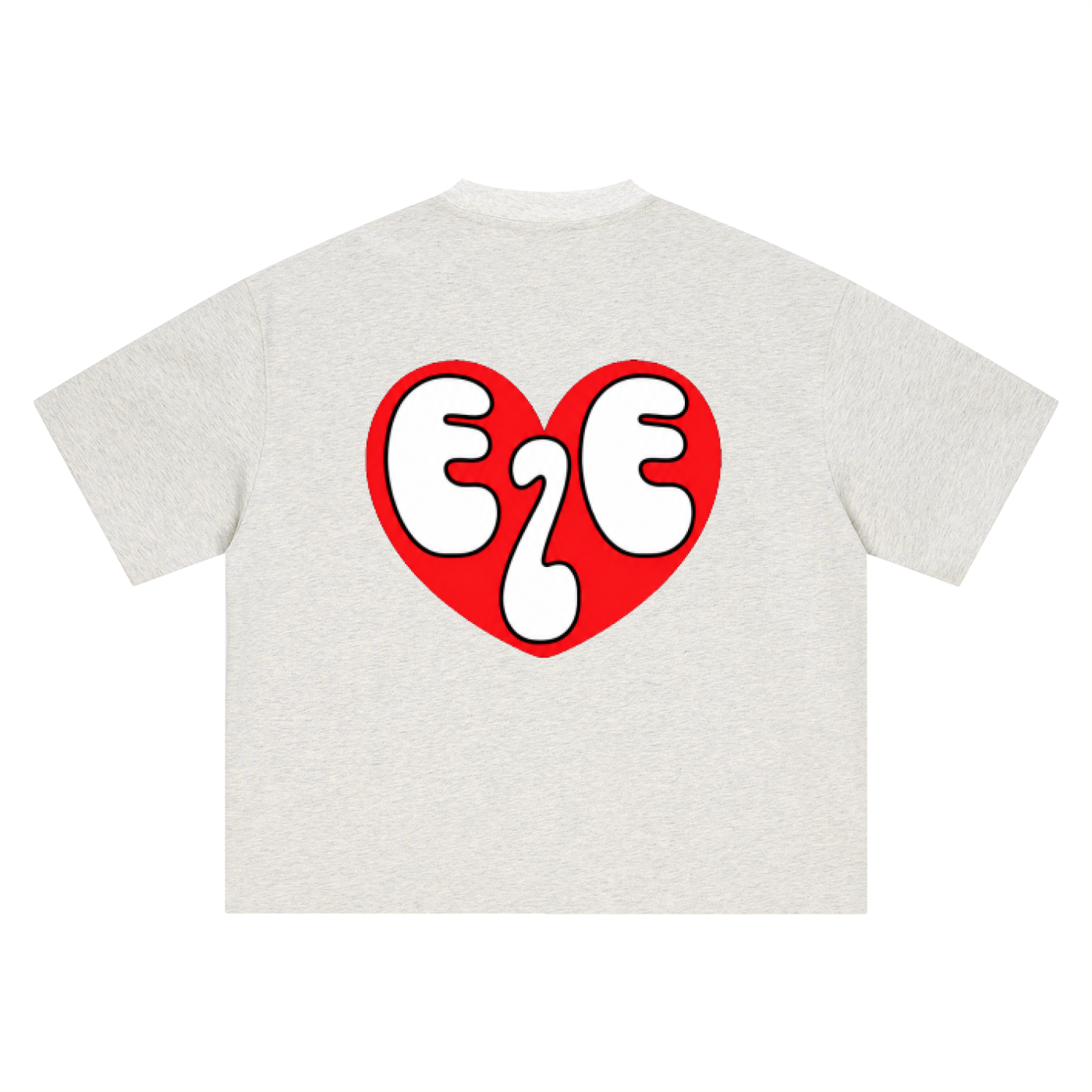 EZE Heart Boxy Oversized T-Shirt