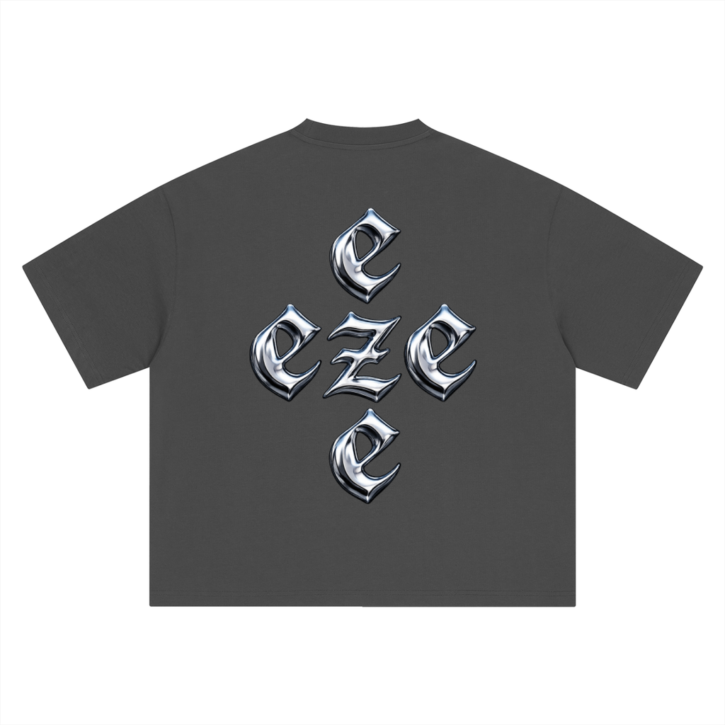 eze chrome Boxy Oversized T-Shirt