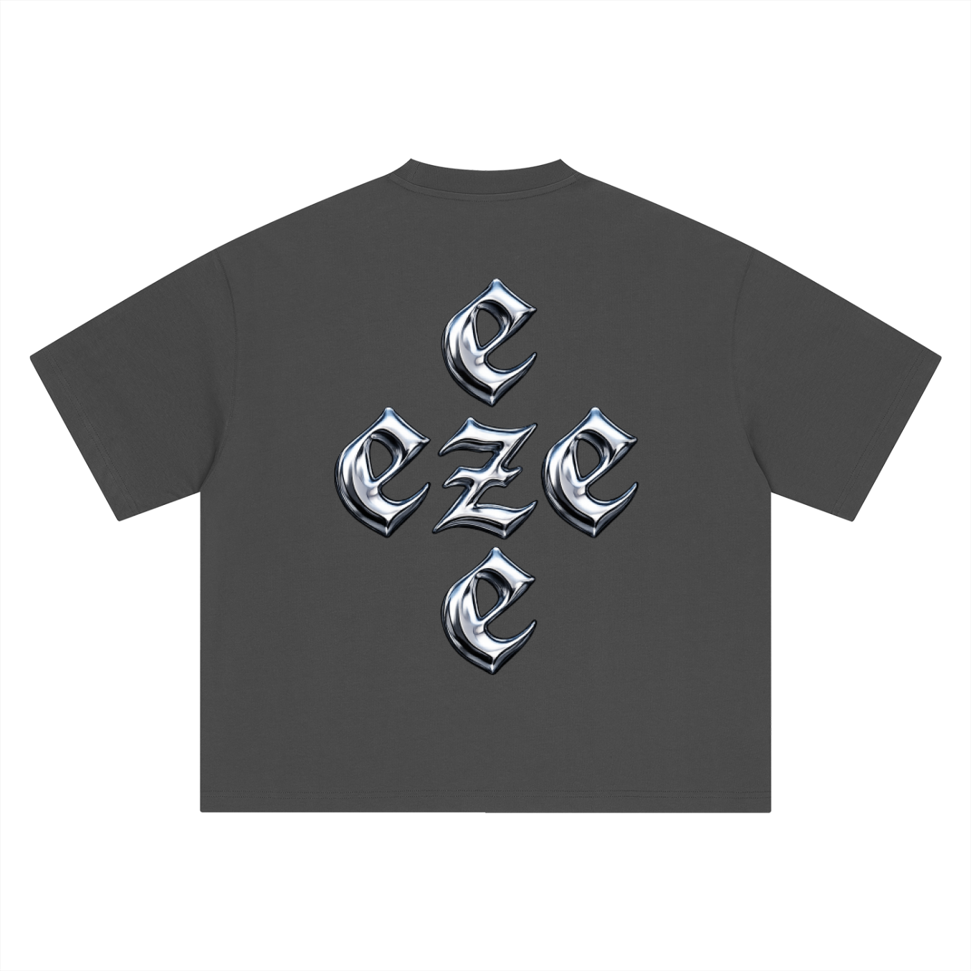 eze chrome Boxy Oversized T-Shirt