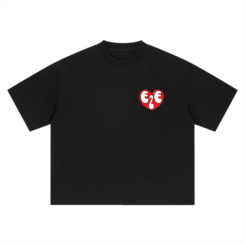 EZE Heart Boxy Oversized T-Shirt