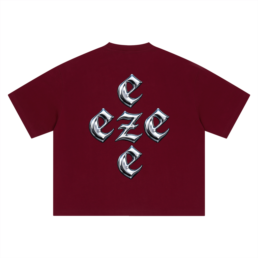 eze chrome Boxy Oversized T-Shirt