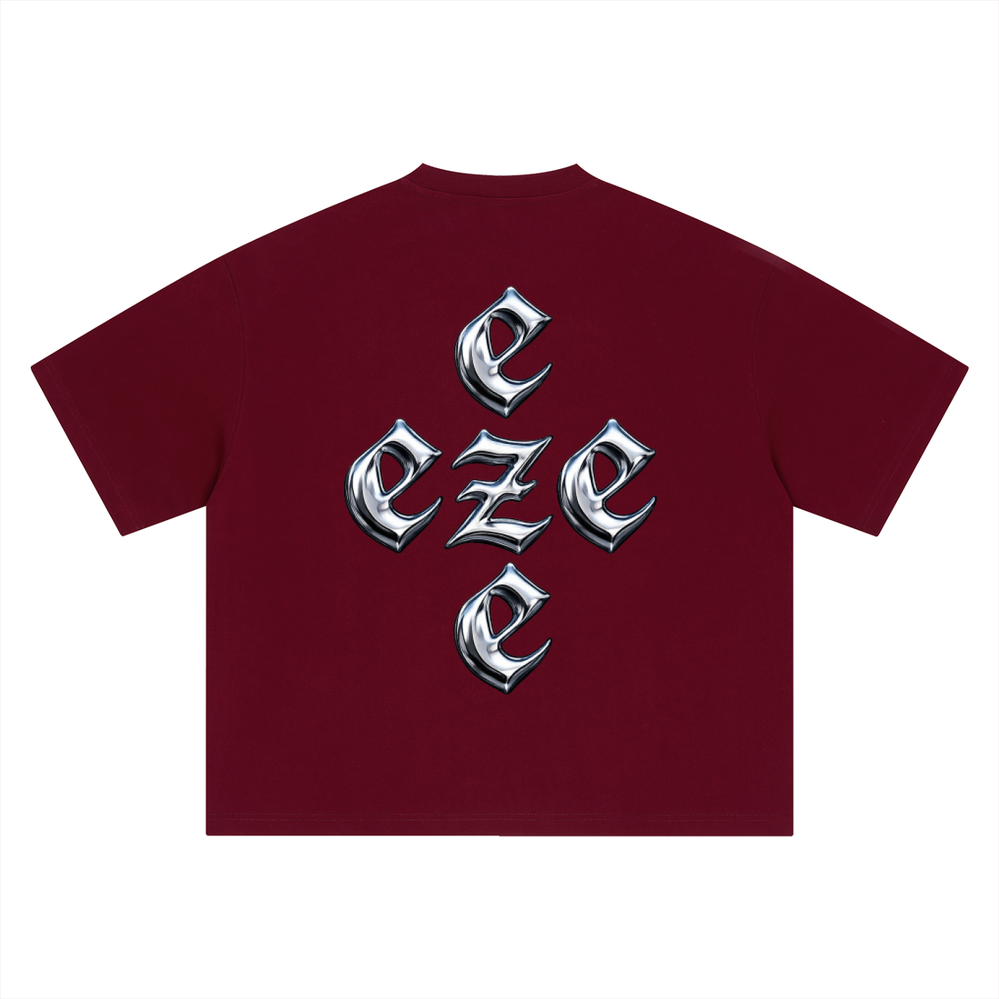 eze chrome Boxy Oversized T-Shirt