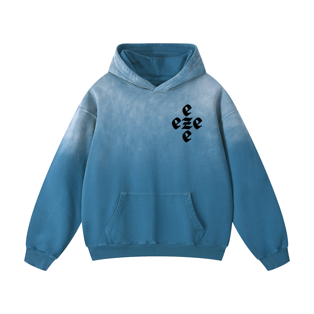 eze Heavyweight Sunfade Oversized Hoodie