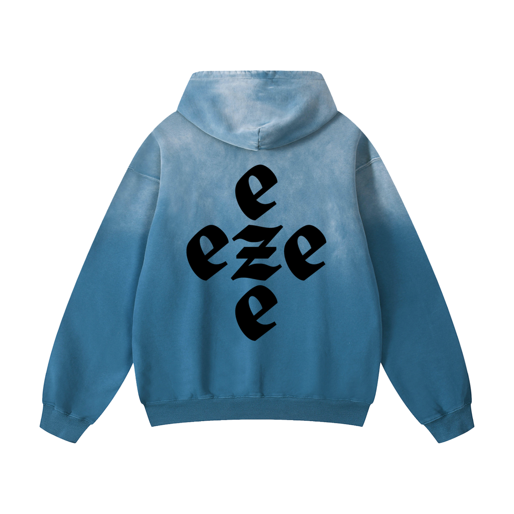 eze Heavyweight Sunfade Oversized Hoodie