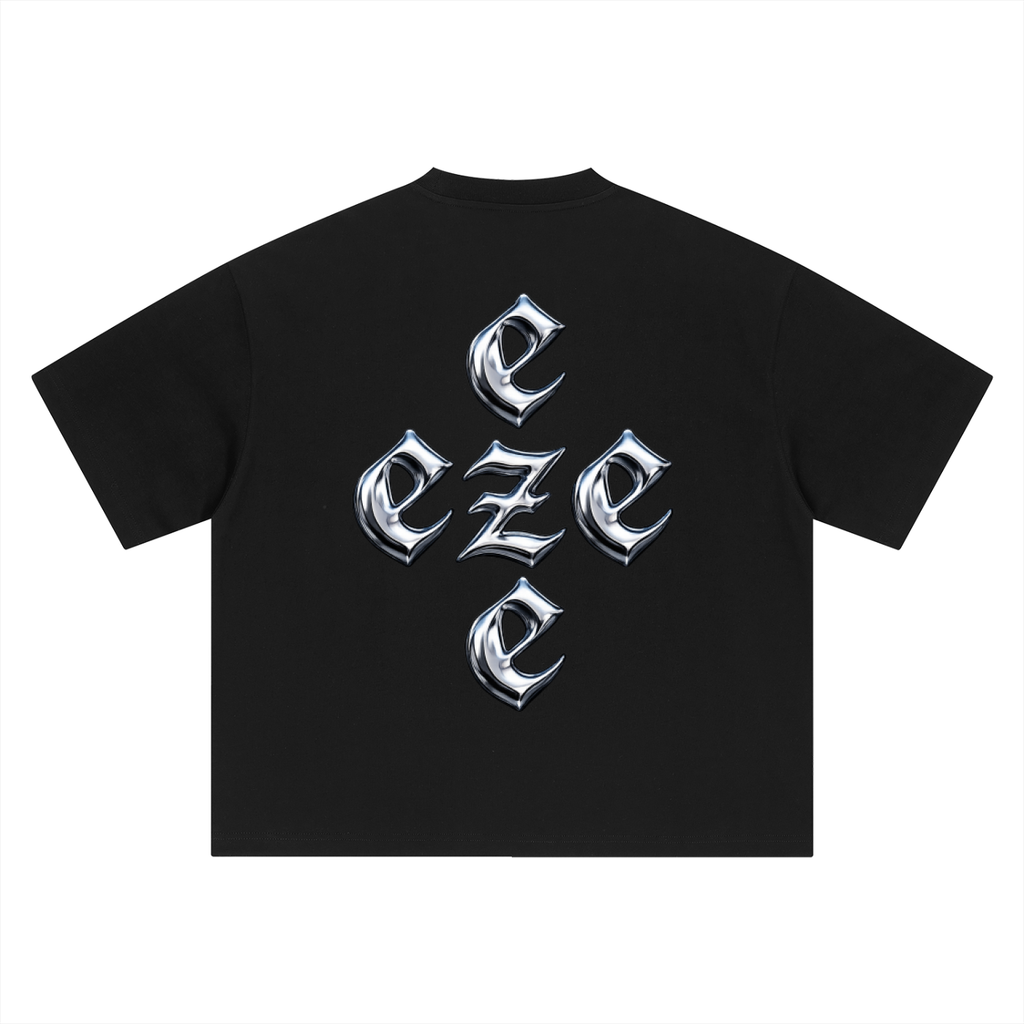 eze chrome Boxy Oversized T-Shirt