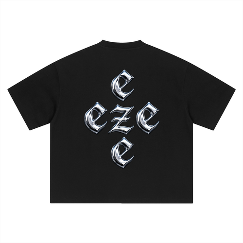 eze chrome Boxy Oversized T-Shirt