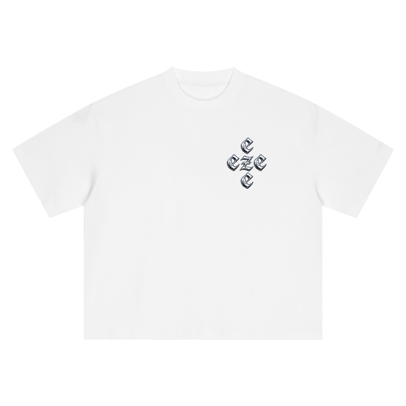 eze chrome Boxy Oversized T-Shirt