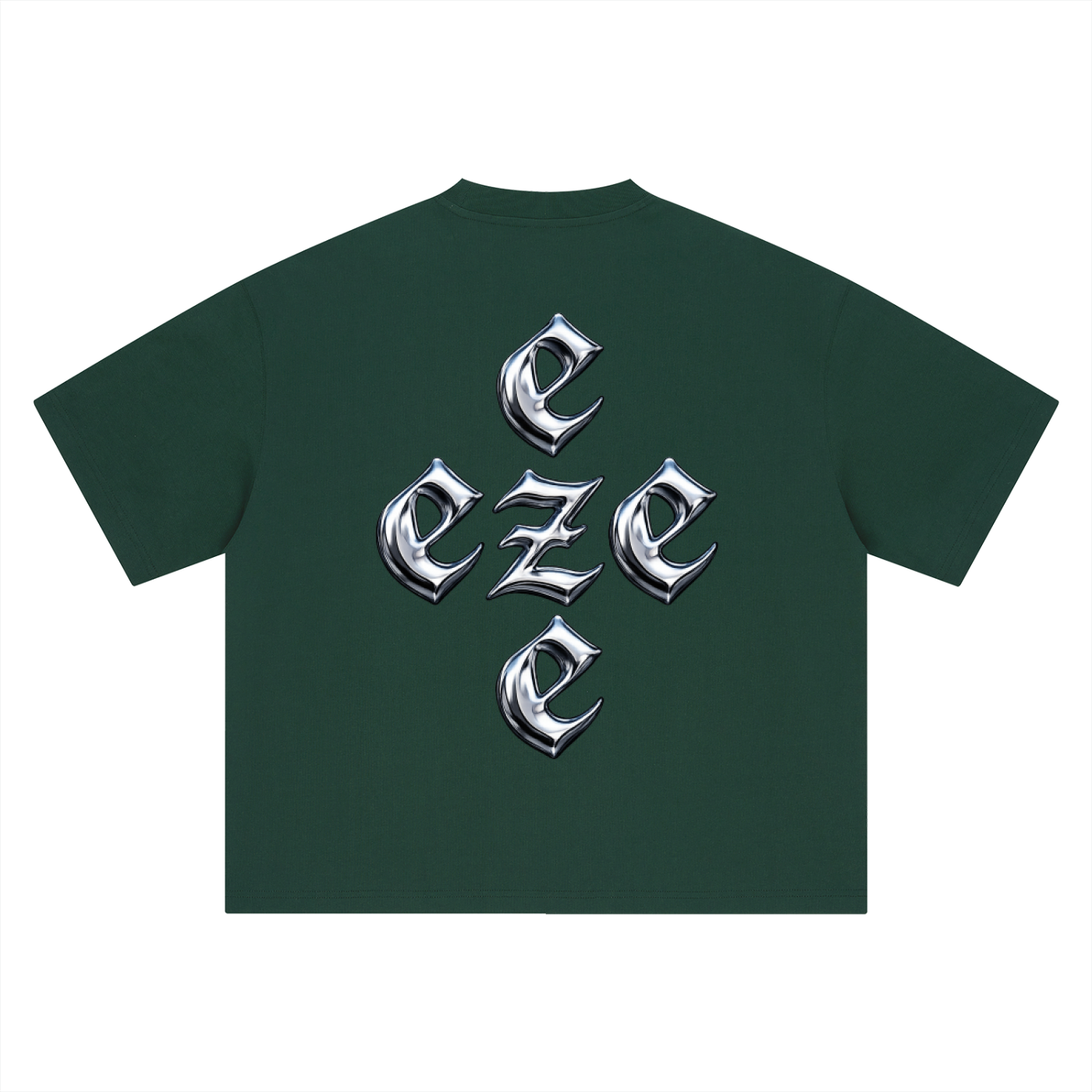 eze chrome Boxy Oversized T-Shirt