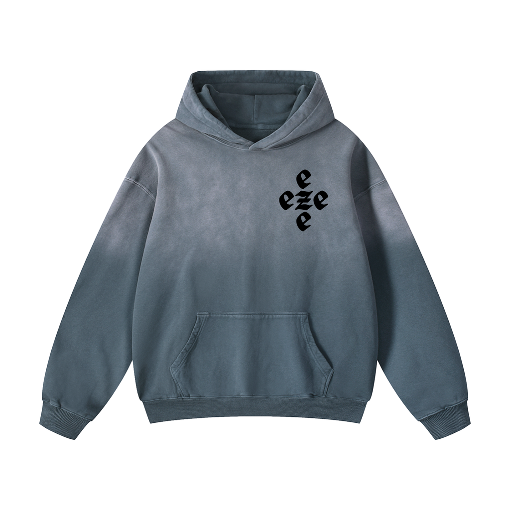 eze Heavyweight Sunfade Oversized Hoodie