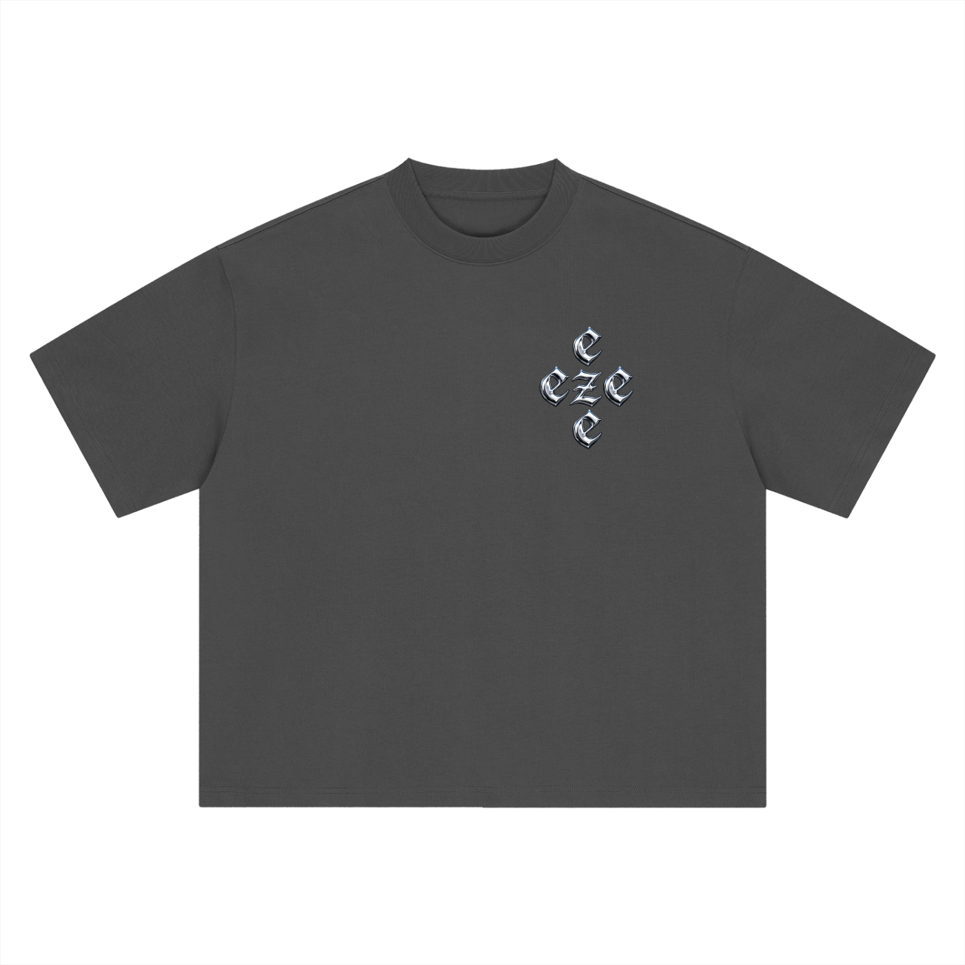 eze chrome Boxy Oversized T-Shirt