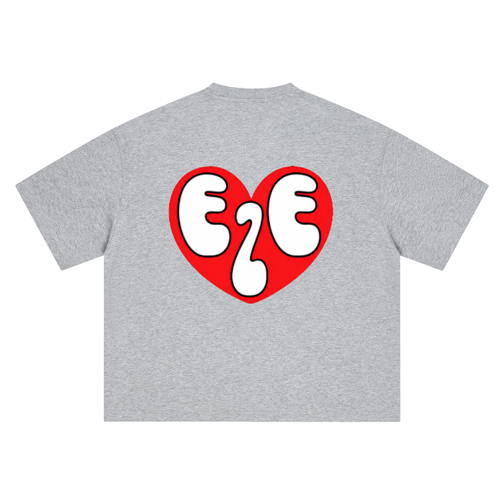 EZE Heart Boxy Oversized T-Shirt