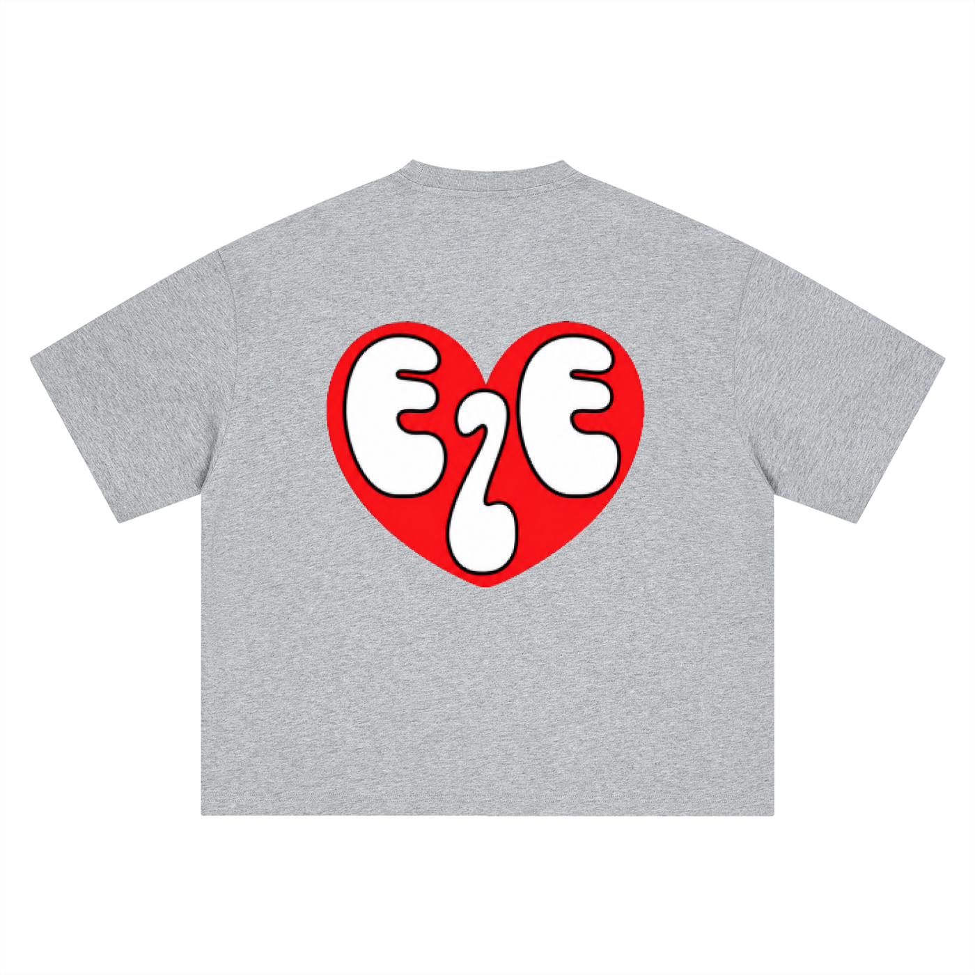 EZE Heart Boxy Oversized T-Shirt