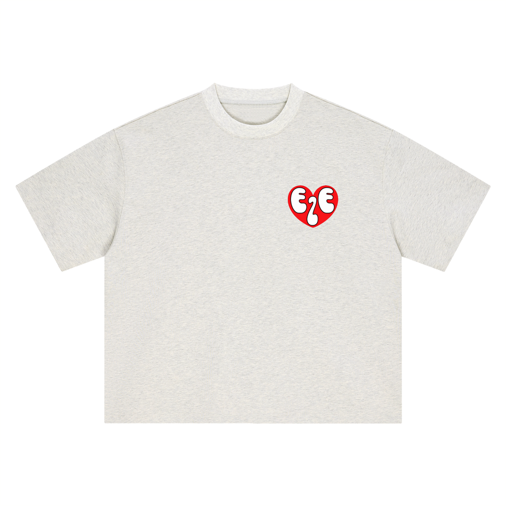EZE Heart Boxy Oversized T-Shirt