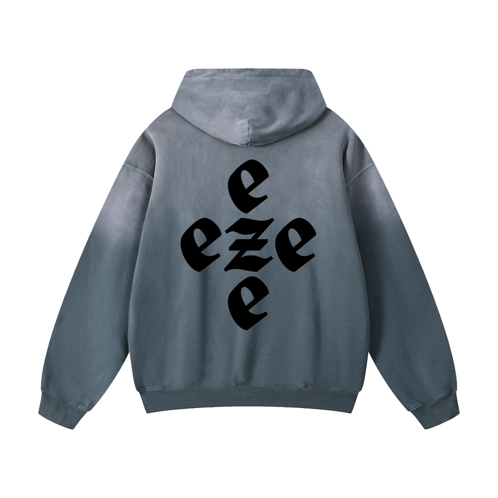 eze Heavyweight Sunfade Oversized Hoodie