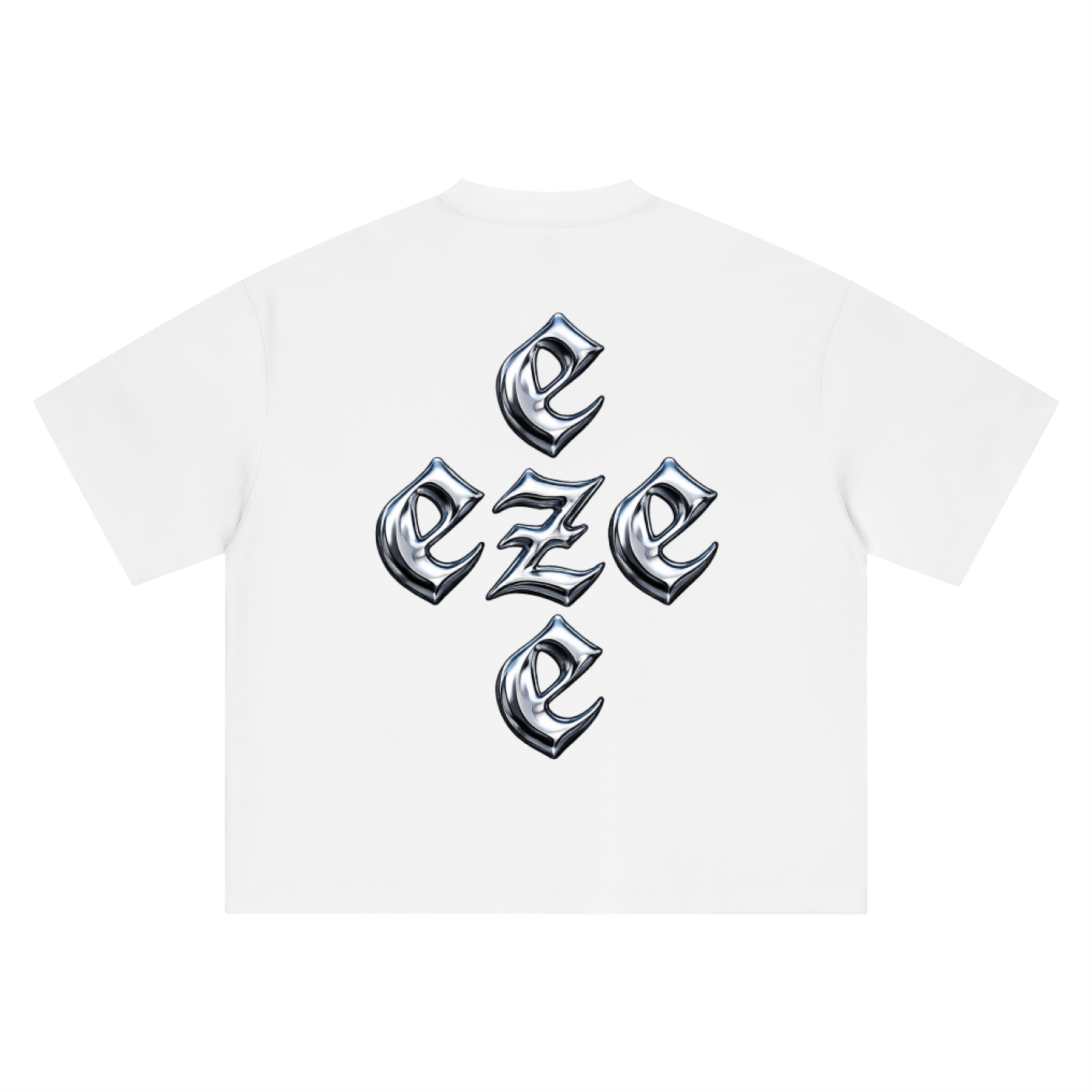 eze chrome Boxy Oversized T-Shirt